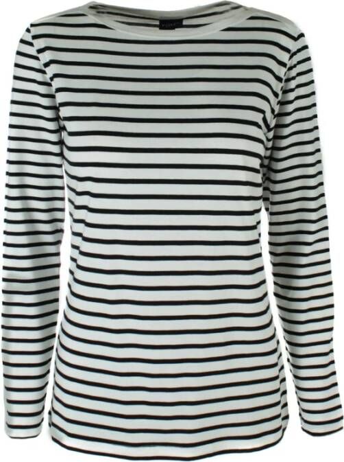 Bitte Kai Rand Gestreepte blouse met boothals Multicolor Dames