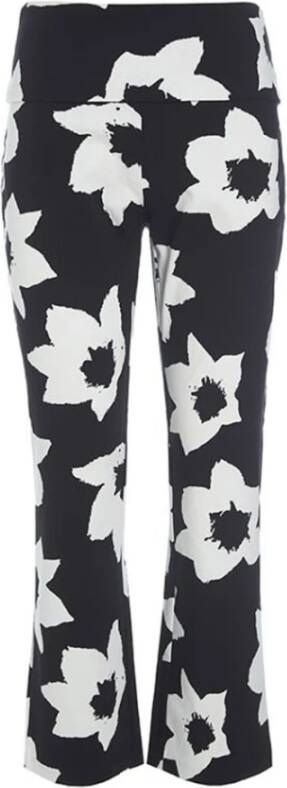 Bitte Kai Rand Brede broek Zwart Dames