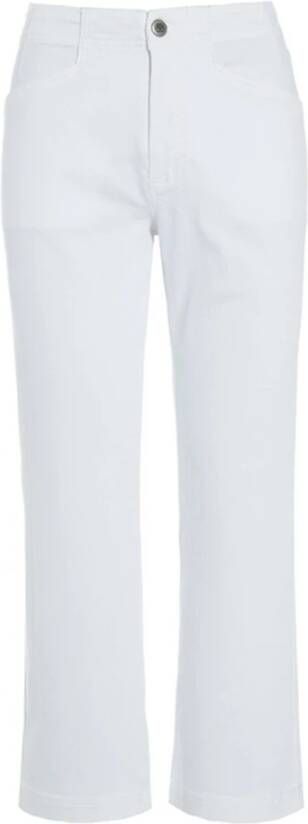 Bitte Kai Rand Jinzu stretch jeans broek 223-2299-3812 Wit Dames