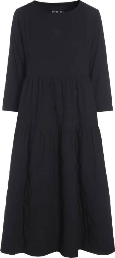 Bitte Kai Rand Midi Dresses Zwart Dames