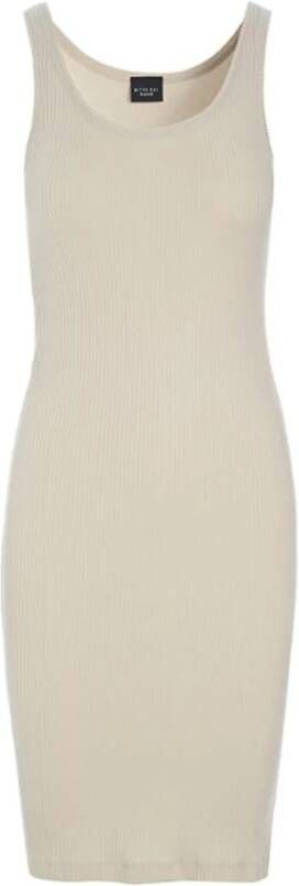 Bitte Kai Rand Midi -jurken Beige Dames