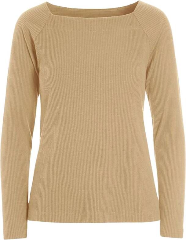 Bitte Kai Rand Round-neck Knitwear Beige Dames