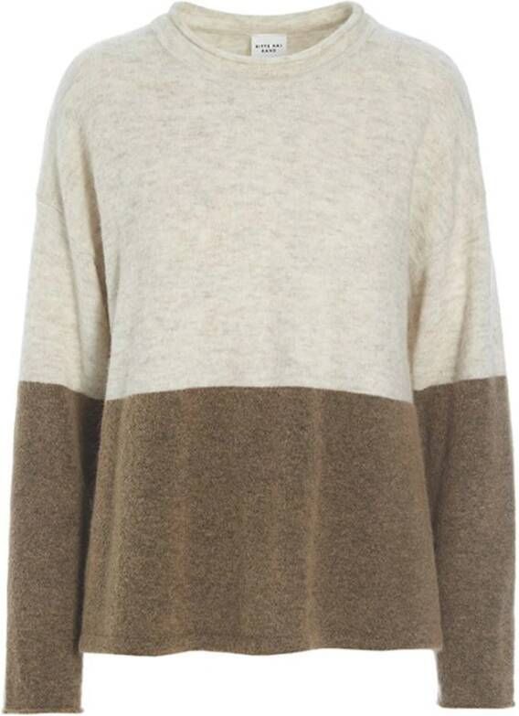 Bitte Kai Rand Round-neck Knitwear Beige Dames
