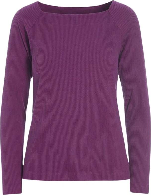 Bitte Kai Rand Round-neck Knitwear Purple Dames