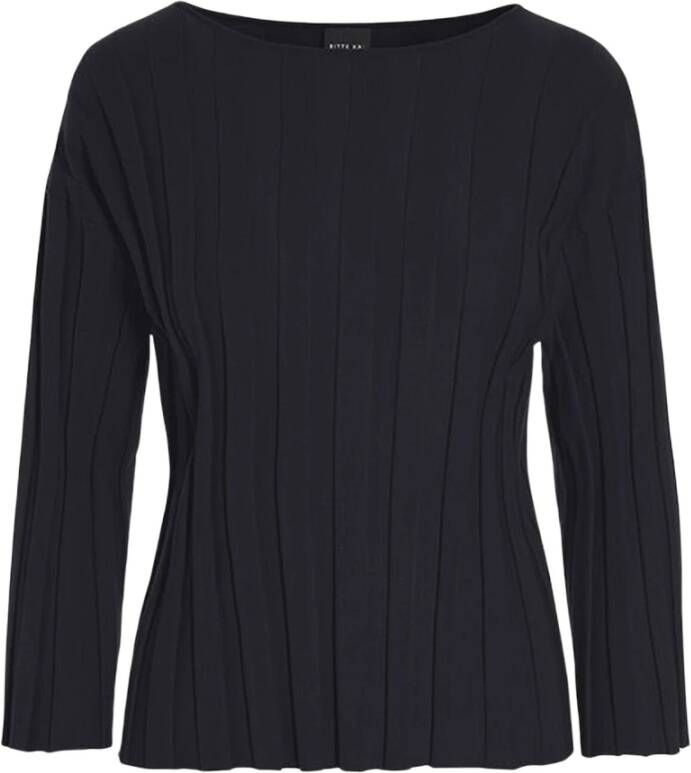 Bitte Kai Rand Round-neck Knitwear Zwart Dames