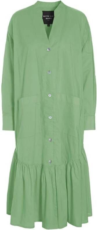 Bitte Kai Rand Shirtjurken Groen Dames