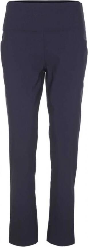 Bitte Kai Rand Sportieve Hoge Taille Gestreepte Broek Blauw Dames