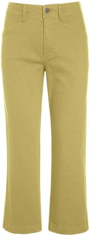 Bitte Kai Rand Straight Trousers Geel Dames