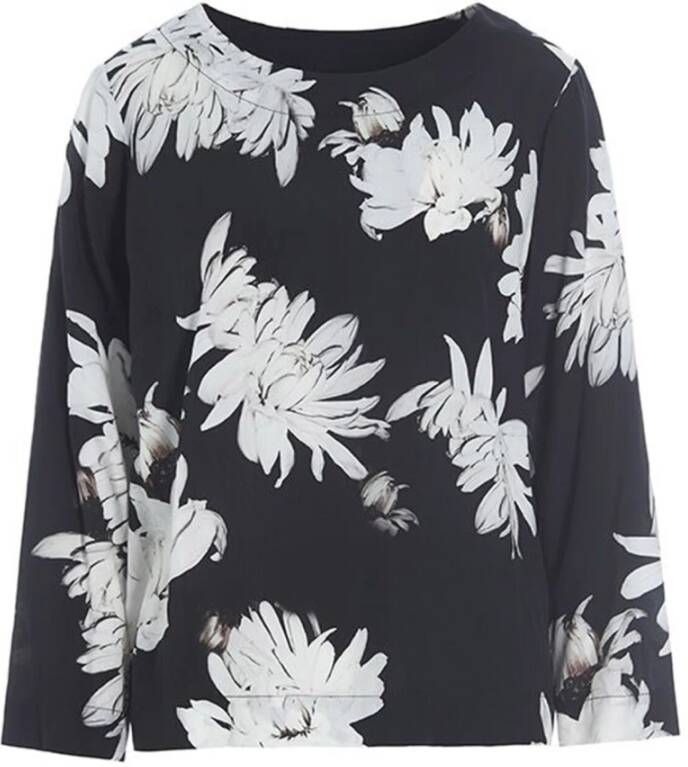 Bitte Kai Rand Nightbloom FSC Blouse Black Dames