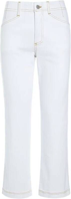 Bitte Kai Rand Uitlopende broek Wit Dames