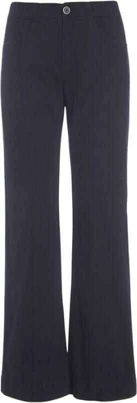 Bitte Kai Rand Rechte broek Zwart Dames