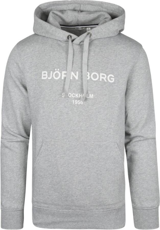 Björn Borg Hoodie -logo Grijs Heren