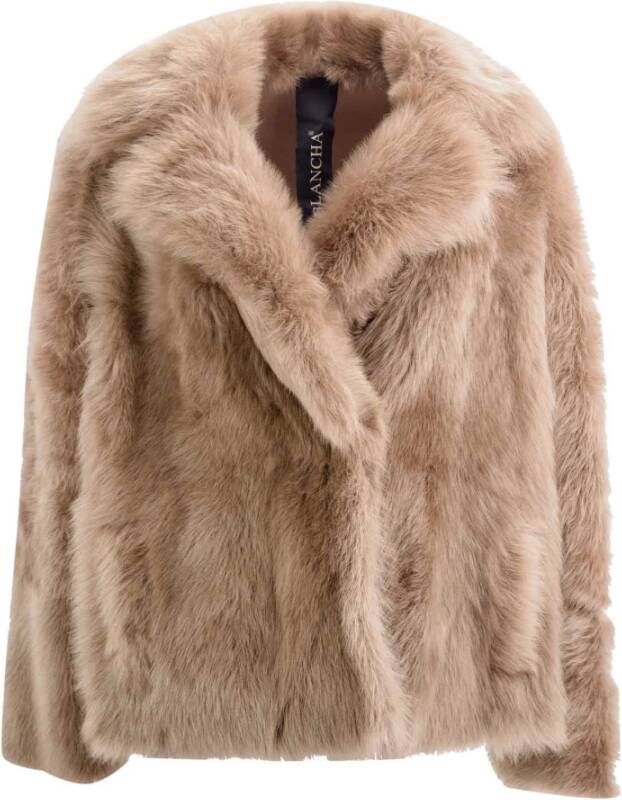 Blancha Faux Fur & Shearling Jackets Beige Dames