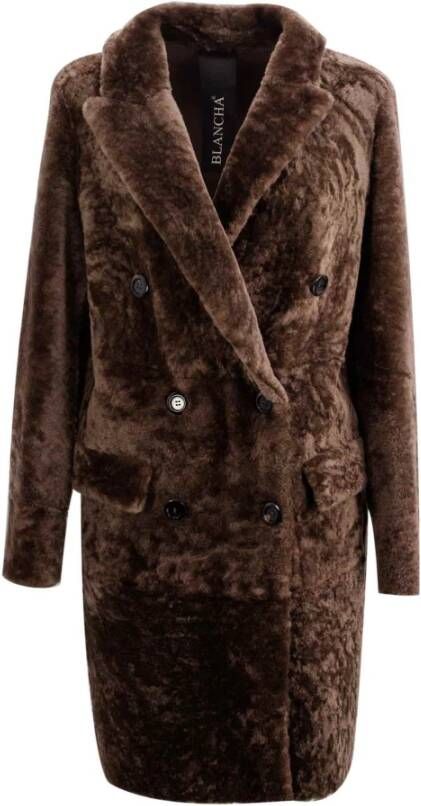 Blancha Faux Fur & Shearling Jackets Bruin Dames