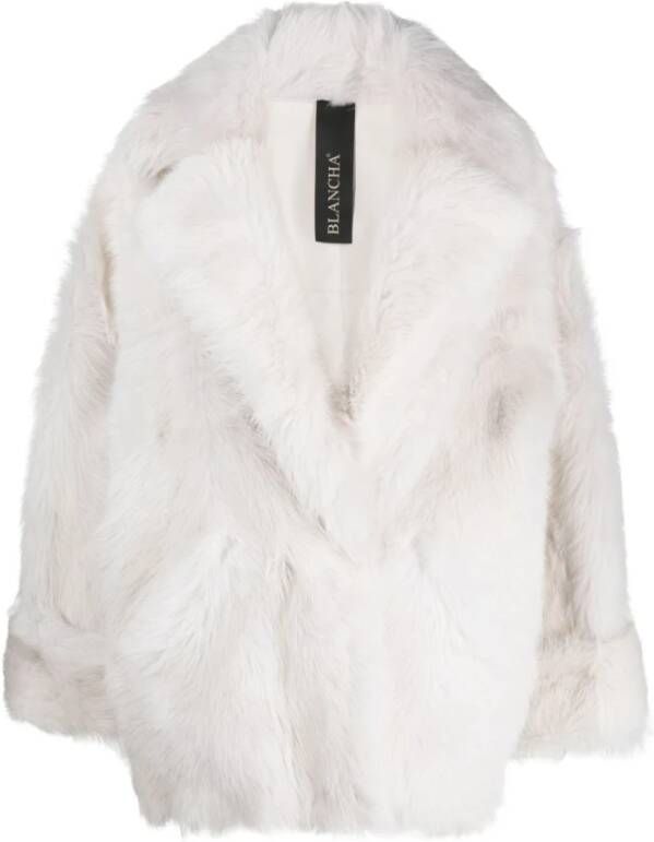 Blancha Faux Fur & Shearling Jackets White Dames
