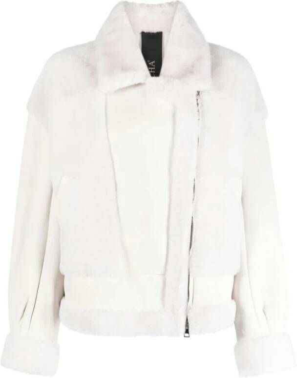 Blancha Faux Fur & Shearling Jackets Wit