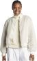 Blancha Faux Fur & Shearling Jackets Wit Dames - Thumbnail 7