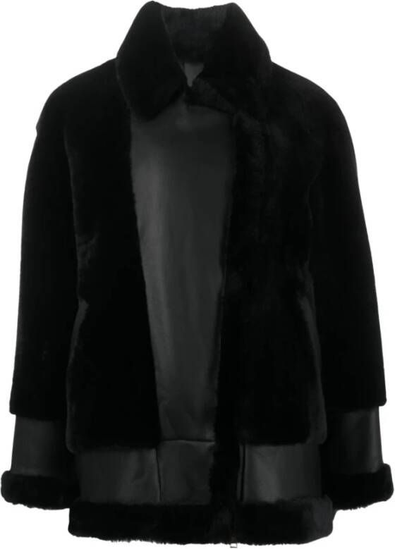 Blancha Faux Fur & Shearling Jackets Zwart Dames