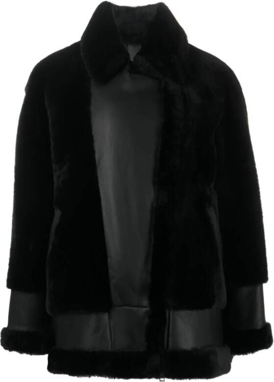 Blancha Faux Fur & Shearling Jackets Zwart Dames