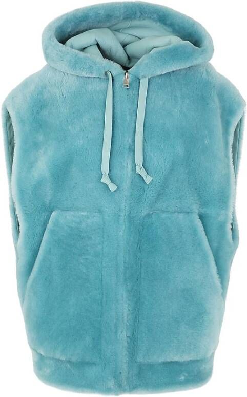 Blancha Scheurvest Blauw Dames