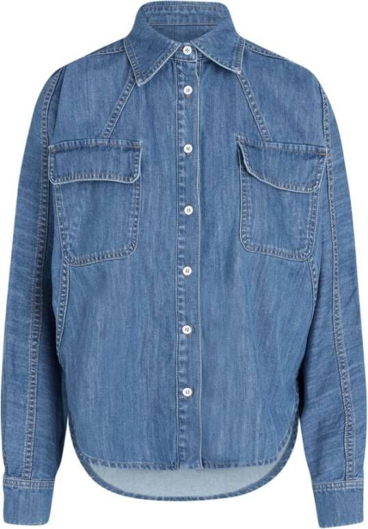 Blanche Dolly bat shirt Blauw Dames