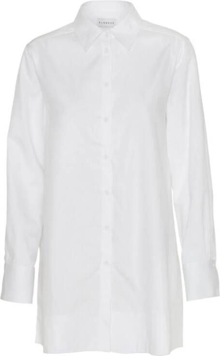 Blanche Ella Big Logo Shirt White Dames