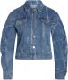 Blanche Fade denimjack Blauw Dames - Thumbnail 1