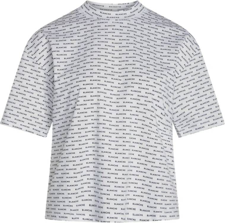 Blanche Home print T-shirt White Dames