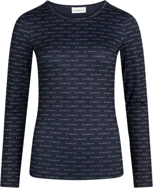 Blanche Long Sleeve Tops Blauw Dames