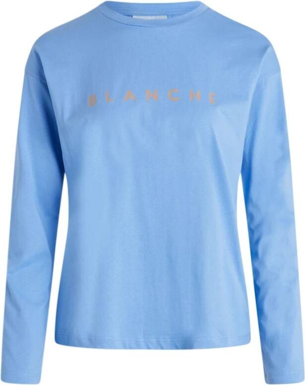 Blanche Main Longsleeve T-skjorte Blauw Dames