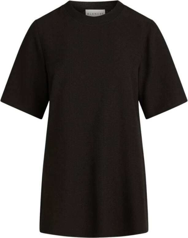 Blanche Round-neck Knitwear Zwart Dames