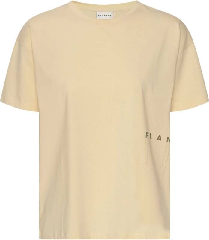Blanche T-shirt Beige Dames