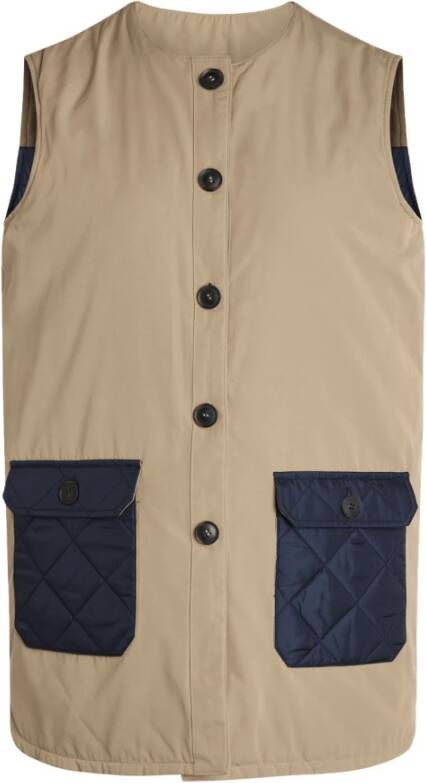 Blanche Vesten Beige Dames