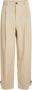 Blanche Wide Trousers Beige Dames - Thumbnail 1