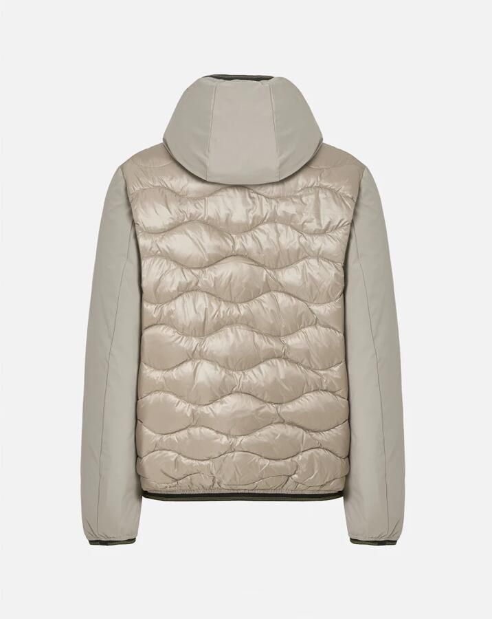 Blauer Monochromatische Waterdichte Pufferjas Beige Heren - Foto 4