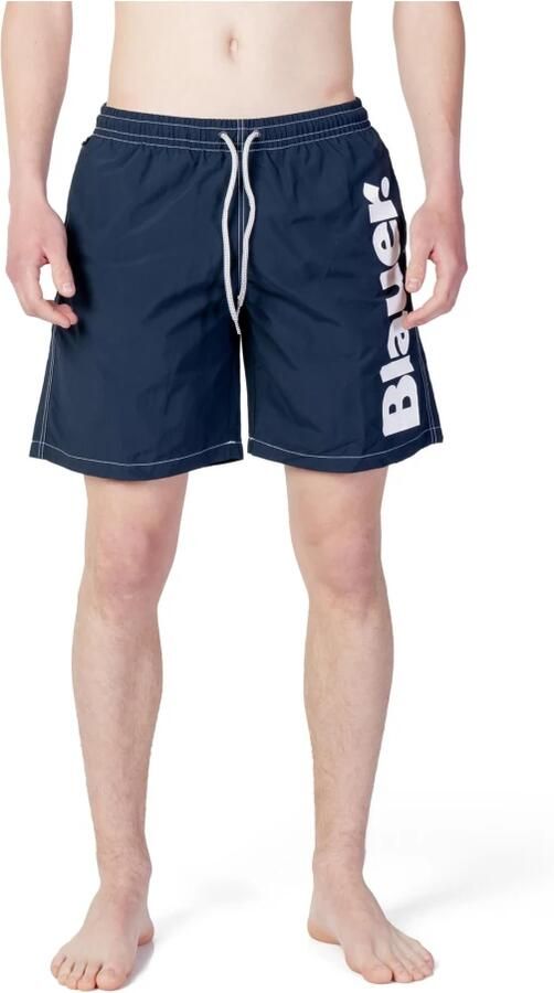 Blauer Actieve Performance Zwemkleding Collectie Blue Heren