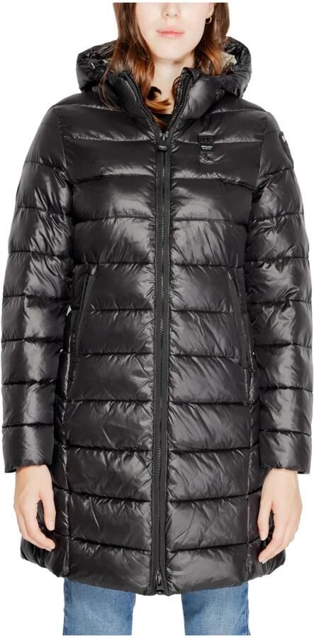 Blauer Usa Lange gewatteerde jas met tweewegritssluiting - Foto 5