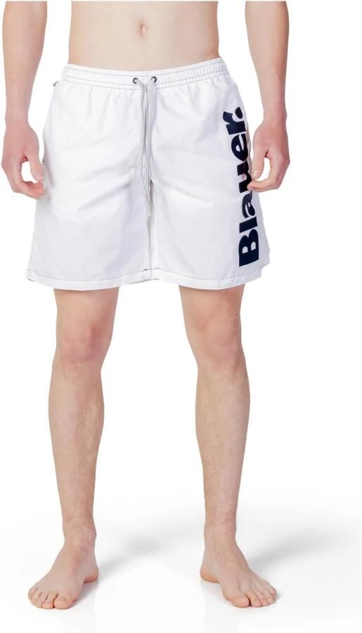 Blauer Heren Zwemkleding Collectie Lente Zomer White Heren