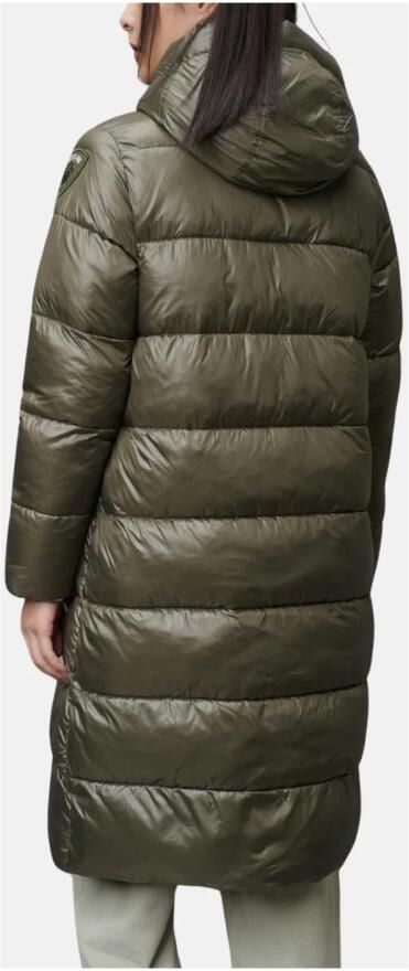 Blauer Usa Gewatteerde lange jas met labelpatch