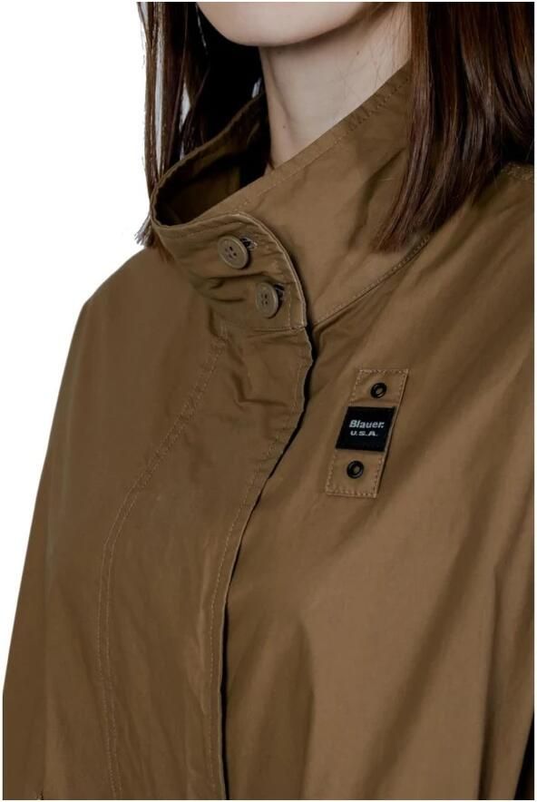 Blauer Groene Katoenen Parka Jas Dames Collectie Green Dames - Foto 2