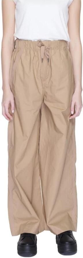 Blauer Katoenen Palazzo Broeken Collectie Beige Dames - Foto 5