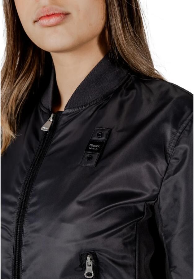 Blauer Lente Zomer Dames Jassen Collectie Black Dames