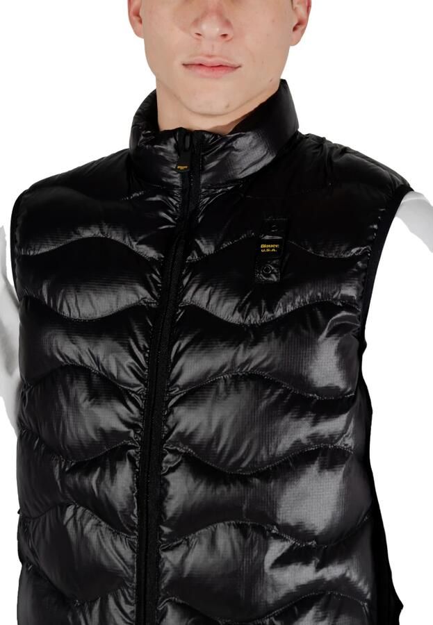 Blauer Lente Zomer Heren Kleine Overhemden Collectie Black Heren - Foto 2