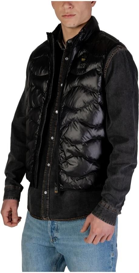 Blauer Lente Zomer Heren Kleine Overhemden Collectie Black Heren - Foto 7