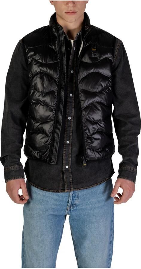 Blauer Lente Zomer Heren Kleine Overhemden Collectie Black Heren - Foto 5