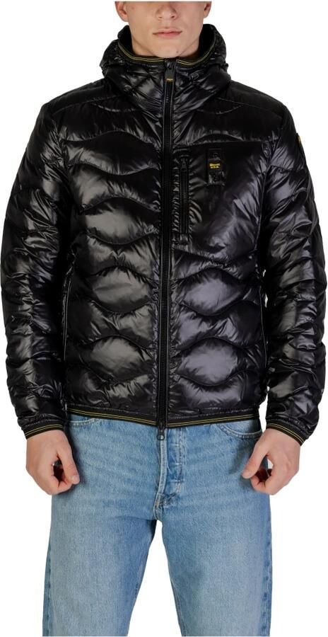 Blauer Lichtgewicht Donsjassen Collectie voor Mannen Black Heren - Foto 6