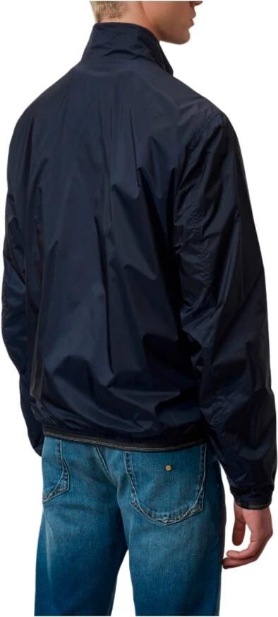 Blauer Moderne Micro-Rip Trench Coat Blue Heren - Foto 2