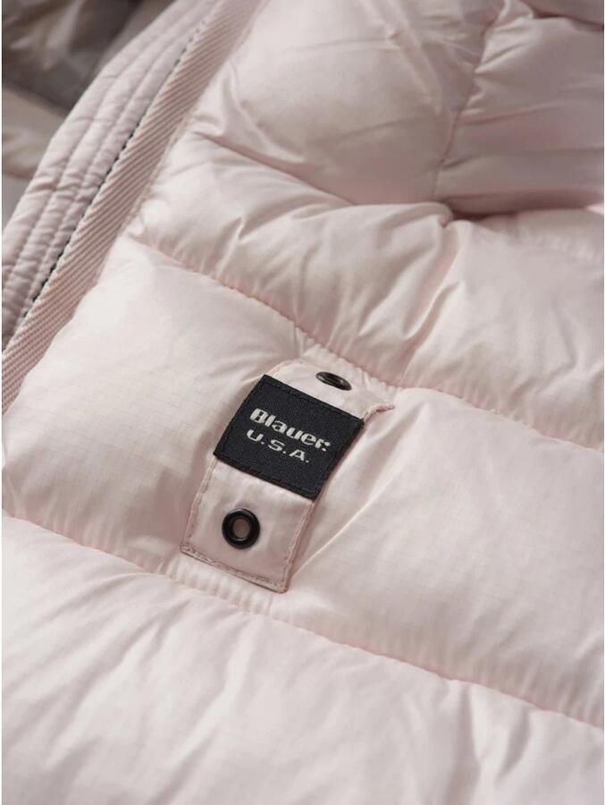 Blauer Roze Winterjas met Capuchon Pink Dames - Foto 2