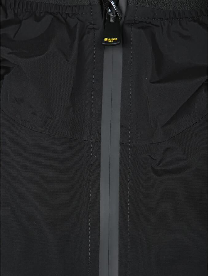 Blauer Zwarte Windbreaker Jas voor Uitjes Black Heren - Foto 3