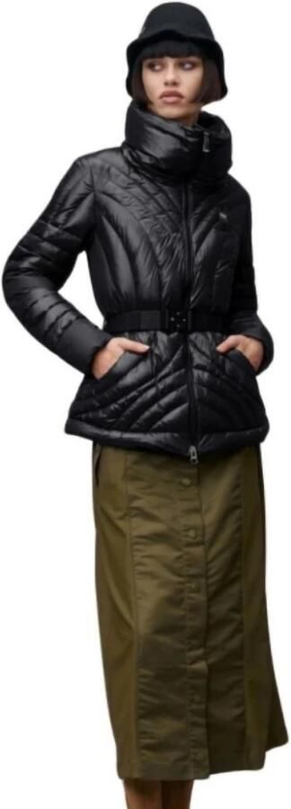 Blauer Stijlvolle Winterjas voor Vrouwen Black Dames - Foto 3